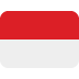 Flagge von Indonesien