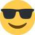 Smiling face with sunglasses